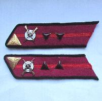 USSR Collar Tab. Red army Infantry SERGEANT. Type 1935, COPY.