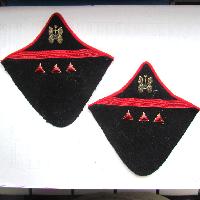 USSR Collar Tab overcoat. Red army Car troops Head-SERGEANT. Type 1935, COPY.