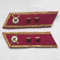 USSR Collar Tab. Red army infantry officer, Lieutenant. Type 1935, COPY.