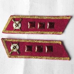 USSR Collar Tab. Infantry officer, Head-Lieutenant. Type 1935