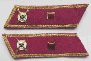 USSR Collar Tab. Infantry officer, Sub-Lieutenant. Type 1935, COPY.