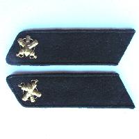 USSR Collar Tab. Red army chemical troops. Type 1935, COPY.