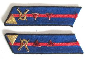 USSR Collar Tab. Red army cavalry SERGEANT. Type 1935, COPY.