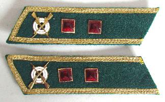 USSR Collar Tab. Red army border officer, Lieutenant. Type 1935, COPY.