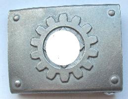 WW2 german DAF belt buckle, aluminum, COPY. Buckle was used by German Labour Front (Deutsche Arbeitsfront) members.
