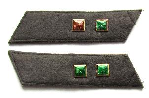 USSR Field Collar Tab. Red army officer, Lieutenant. Type 1941, COPY.