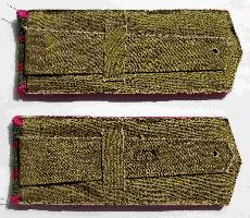 Field soviet shoulder boards for red army Infantry high officer, Type 1943, COPY. Field shoulder boards should be worn without any stencils or emblems of the armed forces. Used until December 1955.