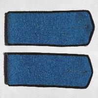 Everyday soviet shoulder boards for red army Air Force private. Type 1943, COPY. Everyday shoulder boards were supposed to be worn with golden emblems designating the branch of service and stencils denoting a unit.