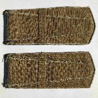Everyday soviet shoulder boards for red army Air Force private. Type 1943, COPY. Everyday shoulder boards were supposed to be worn with golden emblems designating the branch of service and stencils denoting a unit.