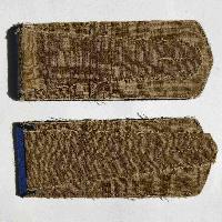 Everyday soviet shoulder boards for red army Cavalry private. Type 1943, COPY. Everyday shoulder boards were supposed to be worn with golden emblems designating the branch of service and stencils denoting a unit.