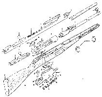 Klika závěru na odstřelovací pušku Mosina M1891/30