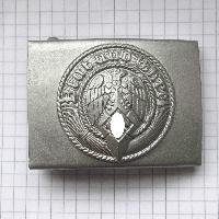 Steel German HJ belt buckle, COPY. The buckle is characterized by Hitlerjugend motto «Blut und Ehre» (eng. Blood and Honor).