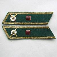 USSR Collar Tab. Red army border officer, Sub-Lieutenant. Type 1935, COPY