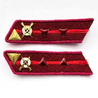 USSR Collar Tab. Red army NKVD Infantry SERGEANT. Type 1935, COPY