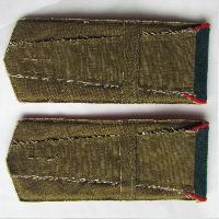 Everyday soviet shoulder boards for red army medic Lance-corporal. Type 1943, COPY
