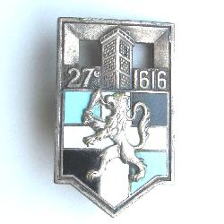 Badge of the 27rd Infantry Regiment