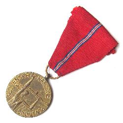 Medaille zum 20. Jahrestag des Slowakischen Nationalaufstands