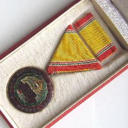 Medal for 10 years of military service in a box