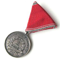 Medaille für 10-jährige Dienstzeit bei der Feuerwehr 1958