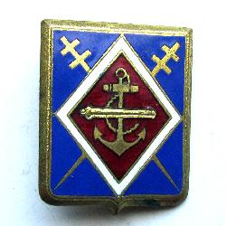 Odznak 1 námořní dělostřelecký pluk
