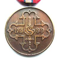 Medal for Czechoslovak volunteers from 1919