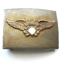 Steel ww2 german Luftschutz belt buckle, COPY. Worn by civil defens members.